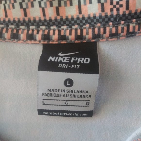 Nike Pro Dri-Fit Multi-color Athletic Jacket Women's Large - Picture 4 of 7